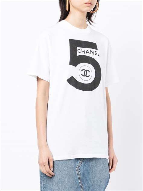 chanel no 5 t shirt|chanel button up shirt.